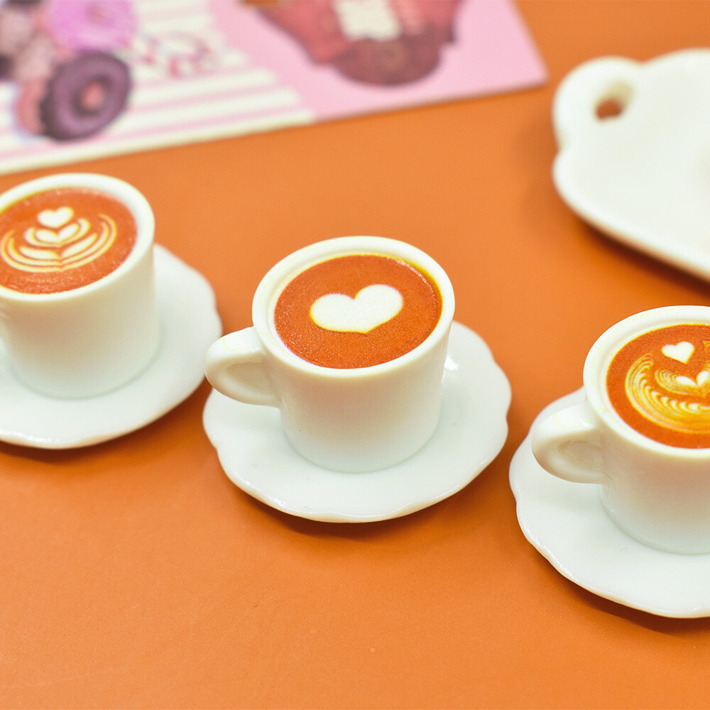 10PC 1:12 Scale Dollhouse Miniatures Tiny Drinks Coffee Cups Dish Kit  Decorate | eBay
