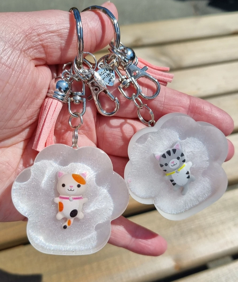 Cat paw keychain sale