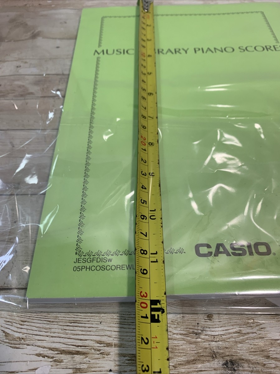 楽譜 CASIO - Music Library Piano Scores JESGFDISw Casio Music Library Piano Scores - Evolution Music