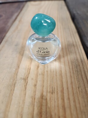 Giorgio Armani Acqua di Gioia Splash Bottle Mini Eau De Parfum .17 oz