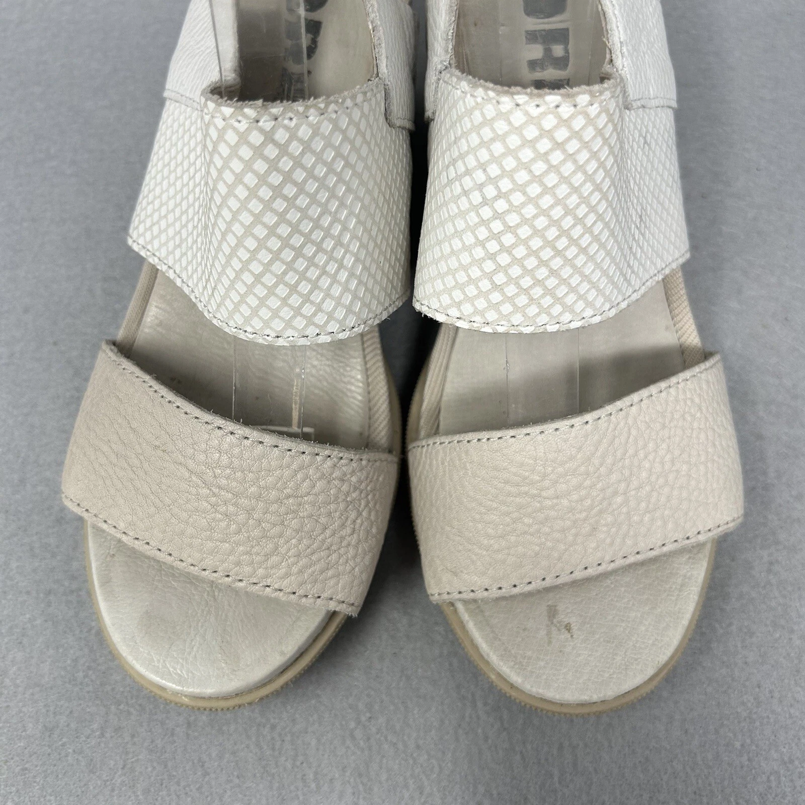 sorel joanie ii slingback wedge heel slip on leather shoes