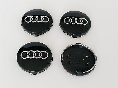 4 x 60mm OPEL Schwarz Black Nabenkappen Felgendeckel Allufelgen Wheel Cap