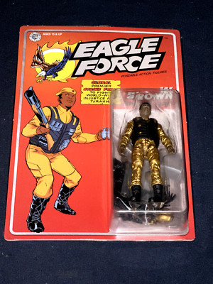 EAGLE FORCE FRESH MONKEY FICTION ZICA SGT. BROWN 3.75'' ACTION FIGURE 2024 40TH