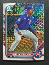 2022 Bowman #BCP-66 Cristian Hernandez Chrome Prospects Mojo Refractor