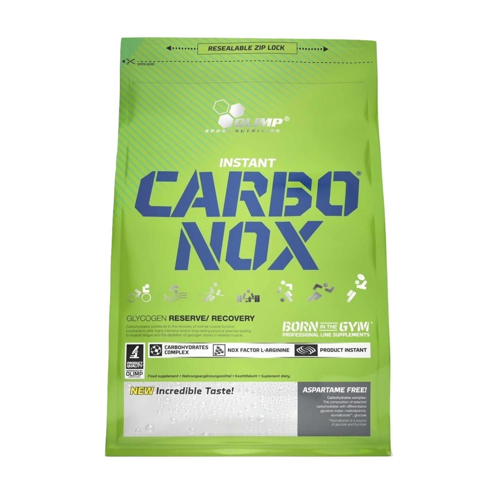OLIMP CARBONOX RECOVERY CARBOHYDRATE ENERGY POWDER DRINK GRAPEFRUIT 1KG ZIP BAG