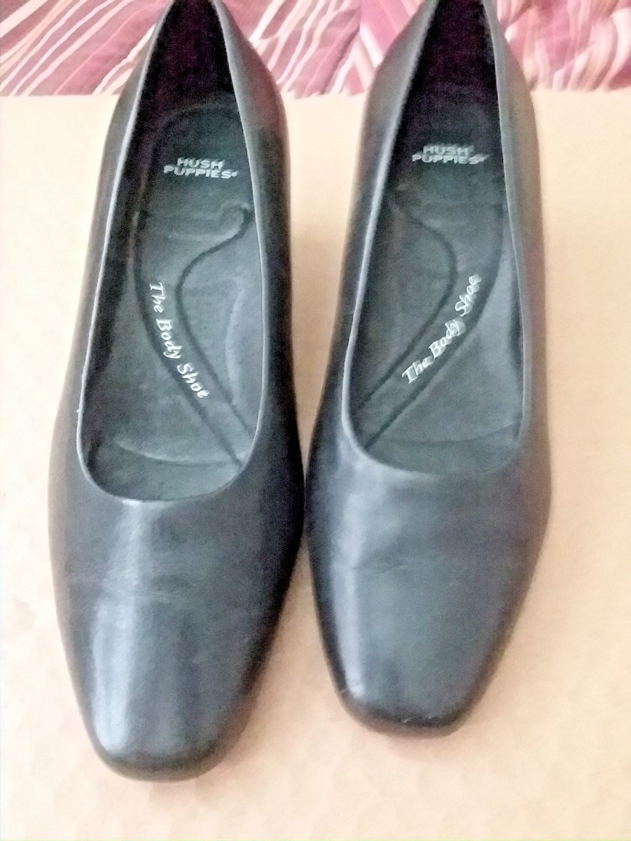 Hush Puppies - The Body Shoe - EUC in black leather size 8.5 Wide hush puppies body shoe products for sale | eBay main image 4