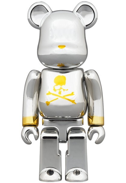 BE@RBRICK 400% & 100% MASTERMIND JAPAN SILVER MEDICOM TOY
