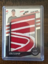 2026 Stars & Stripes Liam Peterson JUMBO MATERIALS Team Logo 09/18 #JUM-LP