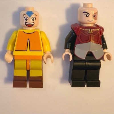 Avatar Aang + Prince Zuko LEGO minifigures 3289