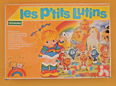 RAINBOW BRITE - Gesellschaftsspiel Die kleinen Wichtel - Nathan Hallmark unvollständig