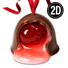 Queen Anne Cherry Cordials Acrylic Christmas Ornament Chocolate Candy Gift 182