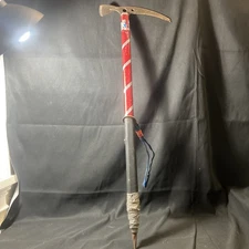 Metal Ice axe Marked CAMP INTERALP UIAA Approved Made in Italy" 33 Inches
