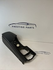 05 Bmw 530i Front Center Console Arm Rest Pad Storage Tray Leather Black