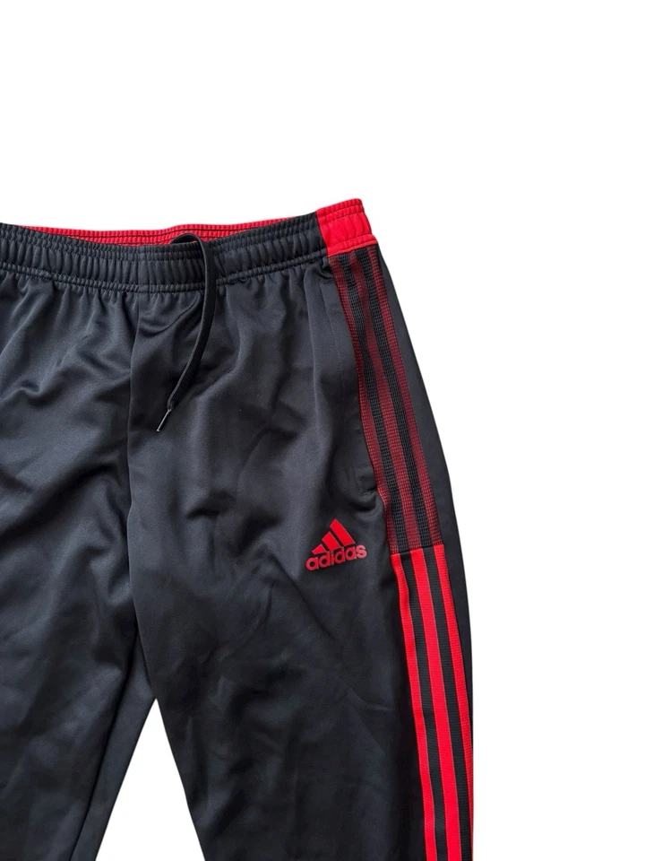 Pantalones Adidas Para Hombre Talla Grande Negro Rojo Tiro 21 Fútbol Pantalones de Pista Aeroready Foto 4 de 4