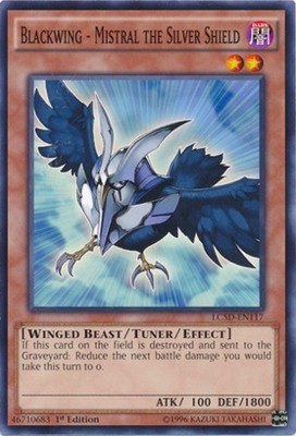 Blackwing - Mistral the Silver Shield - LC5D-EN117 - Common - 1st Edition - Dama
