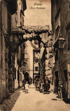 RIVER, RIJEKA, Croatia - Roman Arch - VG - #068