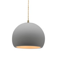 Justice Design Group CER-6530-BEIG-TWST Radiance 7"W Mini Pendant - Bisque /