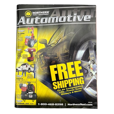 #ad #ad 2007 Northern Tool Equipment Automotive Tools Catalog Softcover Black Yellow $19.99
