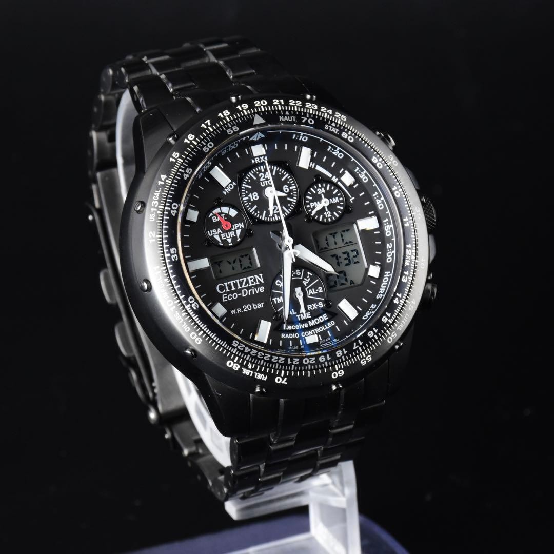 Citizen Promaster Black Titanium U600-T011560 Men's Watch Mint Used Auth From JP image 4