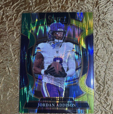 Panini 2025 Select Jordan Addison Prizm Concourse #65 Minnesota Vikings NFL Card
