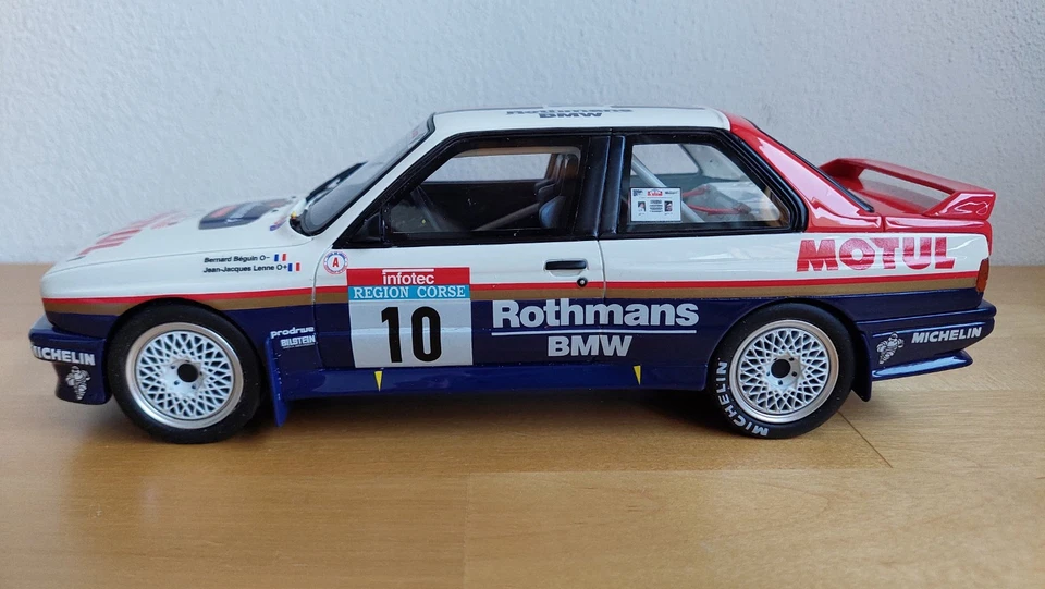 BMW M3 (E30) Beguin-Lenne Tour de Corse 1987 Ottomobile OT558 1:18 1 of 2250 - Immagine 3 di 4
