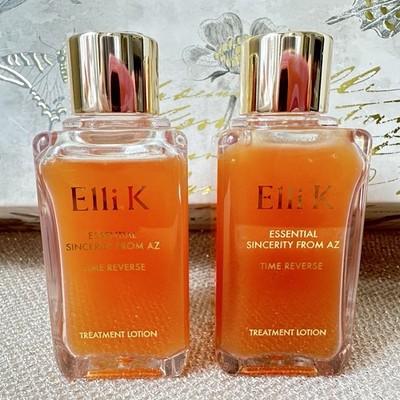 Set 2 Elli K Essential Sincerity From AZ Time Reverse Treatment Lotion 50 Ml ea