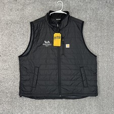 Carhartt Men S Rain Defender Lightweight Insulated Vest Ov2286-M Company Nwt 3Xl