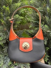 Dooney & Bourke Turnlock Hobo 26 BLACK NWT Re...