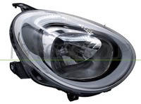 Hauptscheinwerfer Faro FT0604803 Prasco FüR Fiat Rechts Schwarz