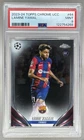122754268 Lamine Yamal 2023 Topps Chrome UEFA #64 Rookie RC PSA 9