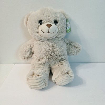 Spark Create Imagine Plush Light Tan Biege Teddy Bear Ribbed Feet Walmart Tag