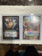 Josh Barnett Auto + Andrei Arlovski Auto Lot UFC Obsidian Gold Label HW Legends