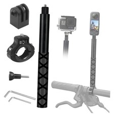 Motorcycle Bike Handlebar Mount Selfie Stick for Gopro, Motorcycle kit Clamp