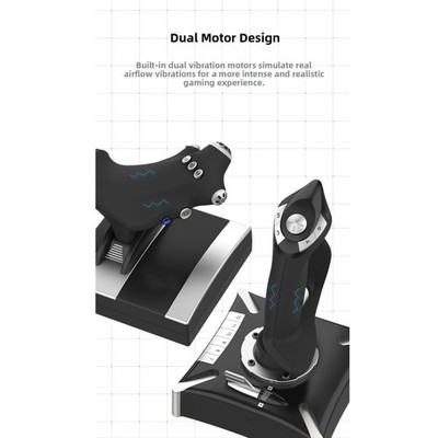 Ergonomischer Flight Controller für PC für PS4 für Xbox kompakt und komfortab