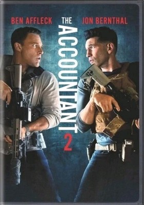 The Accountant 2 DVD Excellent Ex Library Ben Affleck Jon Bernthal