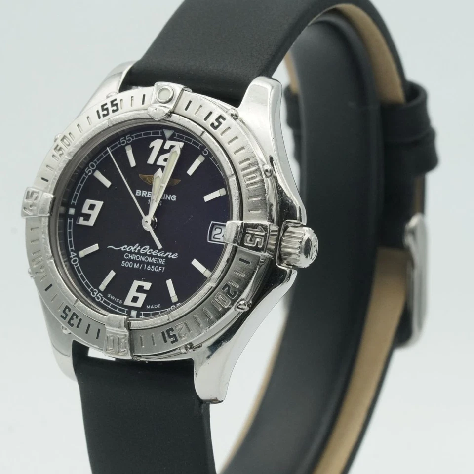 Breitling Colt Oceane Cuarzo A57350 Reloj de Mujer Acero Negro BR593 - Imagen 4 de 4