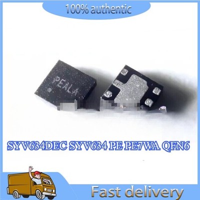 5PC new SYV634DEC SYV634 PE PE7WA QFN6 fast shipping @zx