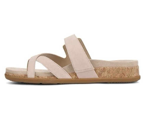 Vionic Carmela Damen Sandalen, Cameo Rose Wildleder Leder - 7,5 WEIT Neu im Karton! - Bild 7 von 8