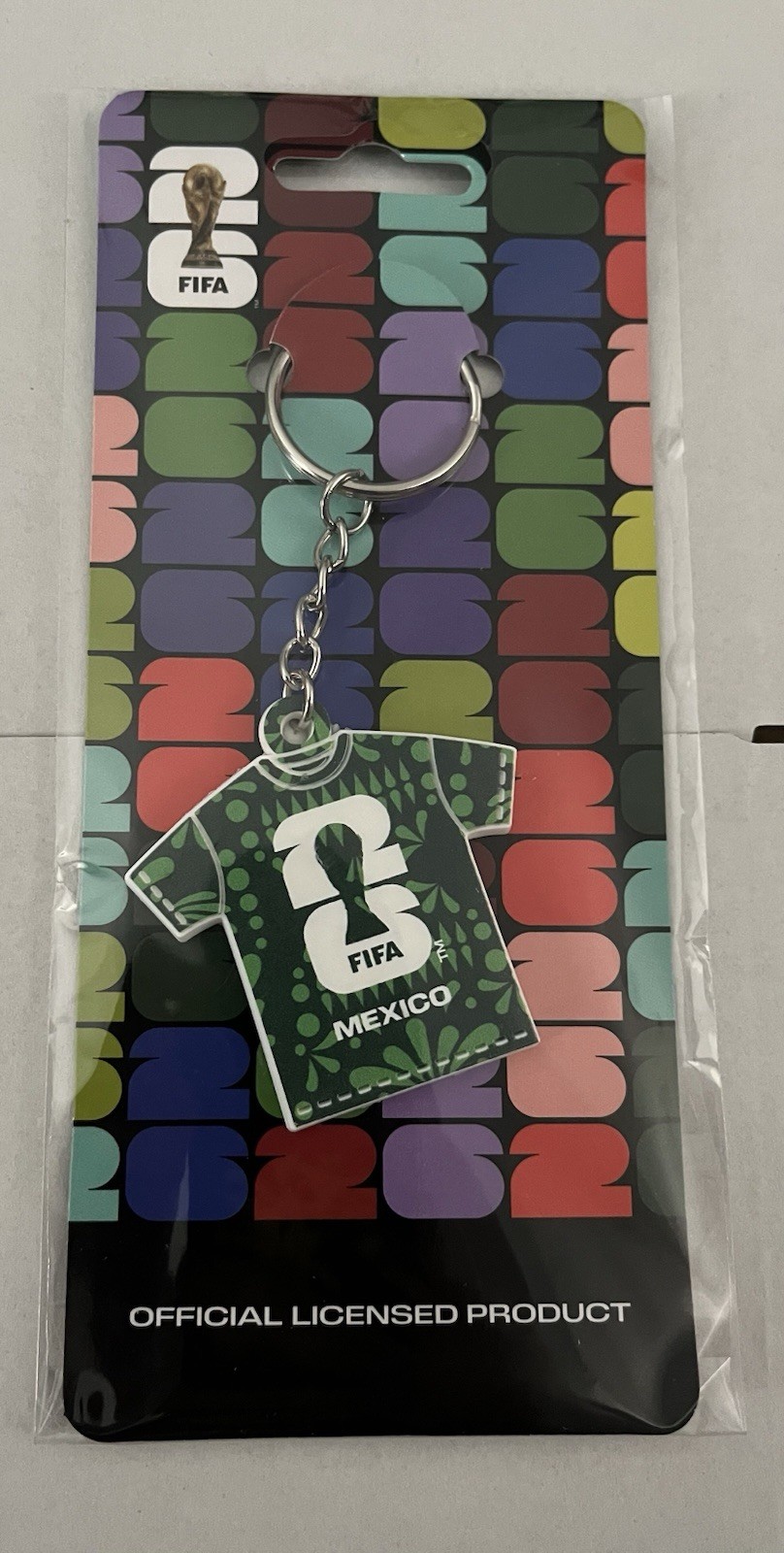 2026 FIFA World Cup Official Team Jersey Keychain keyring 2026 Team Mexico