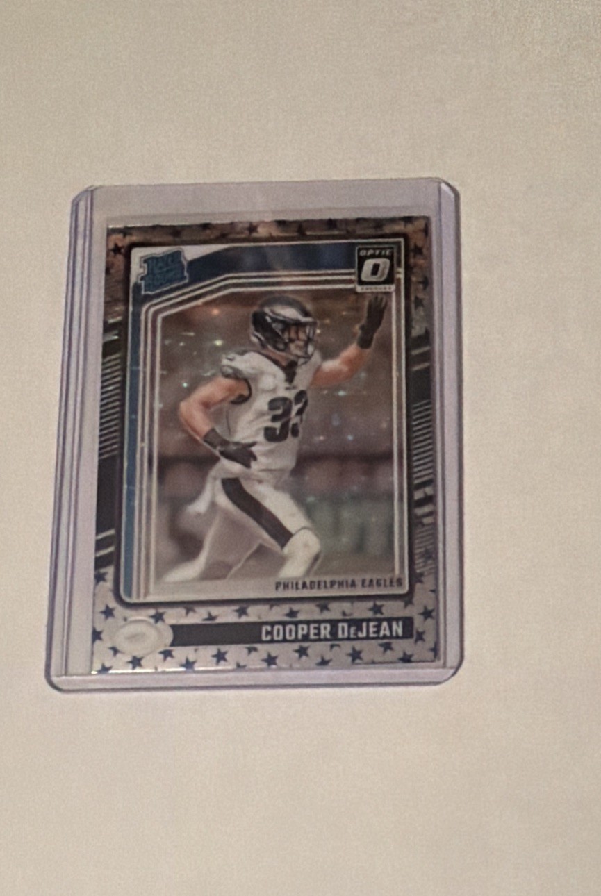 2024 Panini Donruss Optic - Rated Rookie Cooper DeJean #221 Stars Prizm (RC)