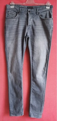 DENVER Jeans/ Diesel Industry Hose Skinny Stretch Grau Gr. 34 (L/XL) Unisex