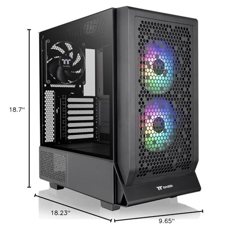 Ceres 330 Tg Argb Mid Tower Computer Chassis With 3 Rgb Fans And Radiator Sup... - Picture 7 of 7