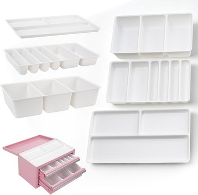 6 Pcs Tool Box Organizer Tray Divider Set For 2-Drawer Mini ToolBox, Tool Des...
