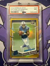 2023 Panini Donruss Optic Anthony Richardson #247 Optic Rookie PSA 9