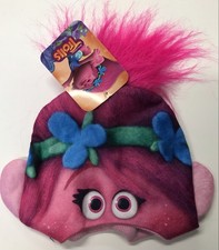 Laplander Beanie Cap - Trolls World Tour Poppy Face Head New Hat NEW Kids Girls