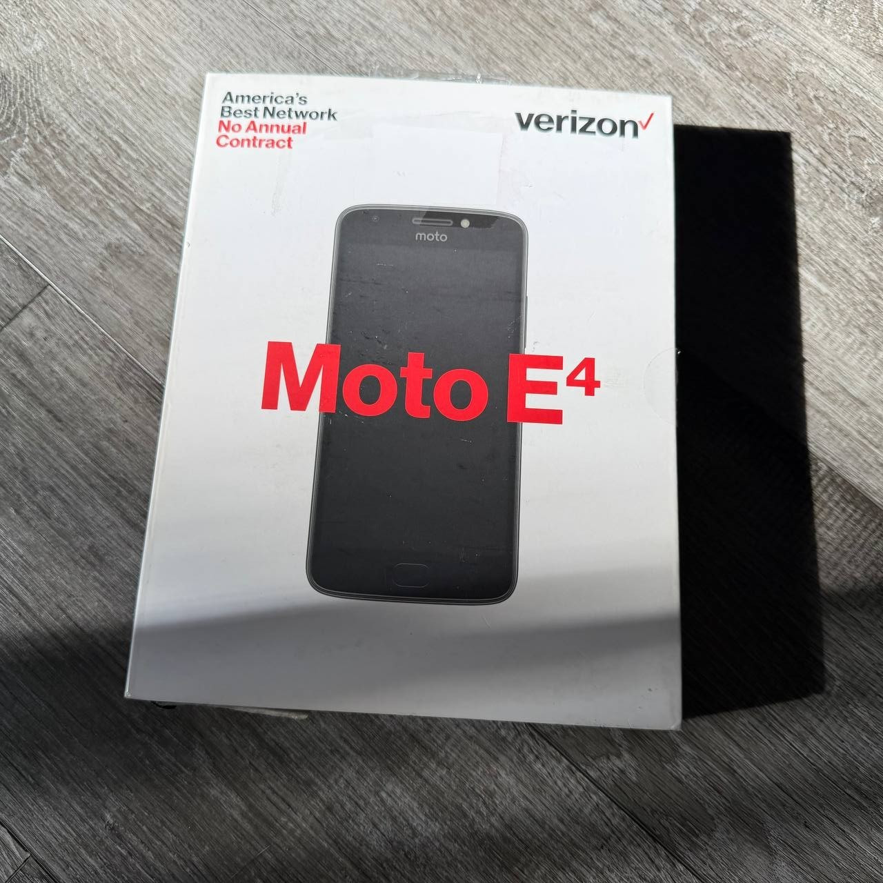 VERIZON PREPAID - Motorola Moto E4 Go - 16GB - Black Verizon