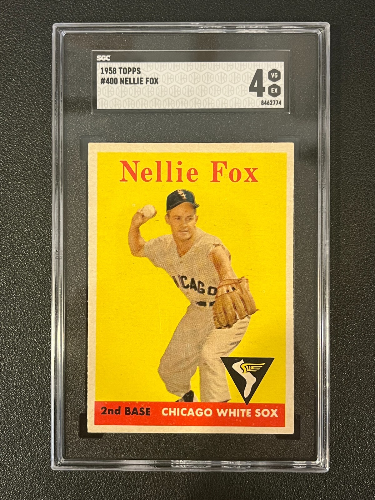 Nellie Fox 1958 Topps Baseball SGC 4 White Sox 400