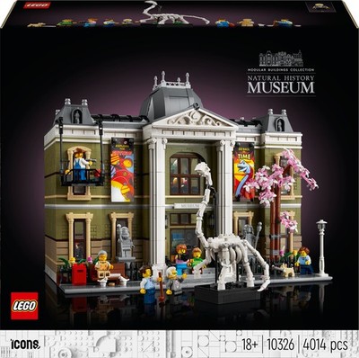 LEGO Icons - Naturhistorisches Museum 10326 Set Geschenkidee Erwachsene & Kinder