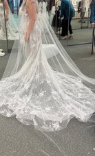 NEW wedding dress size 10 designer galena color ivy