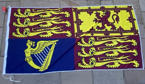 3.0 yd Royal Standard Flag Very Large NEW ex MOD 270cms x 135cms hand made #12